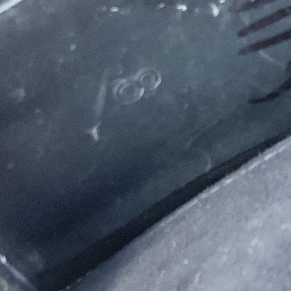 Coach and Four Gunmetal Mirror Heel Pointed Toe Black Flats - Picture 10 of 11